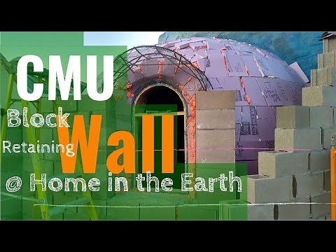 37.0 CMU retaining wall