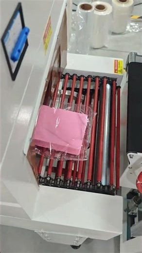 POF film packing machine for platic box