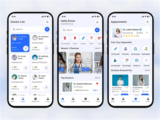 Doctor Appointment Mobile App Design