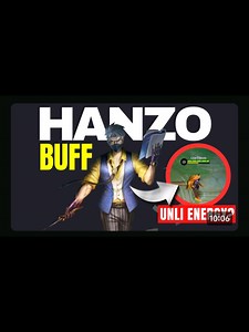 Unstoppable Hanzo Buff: Unlimited Energy & Trinity Build