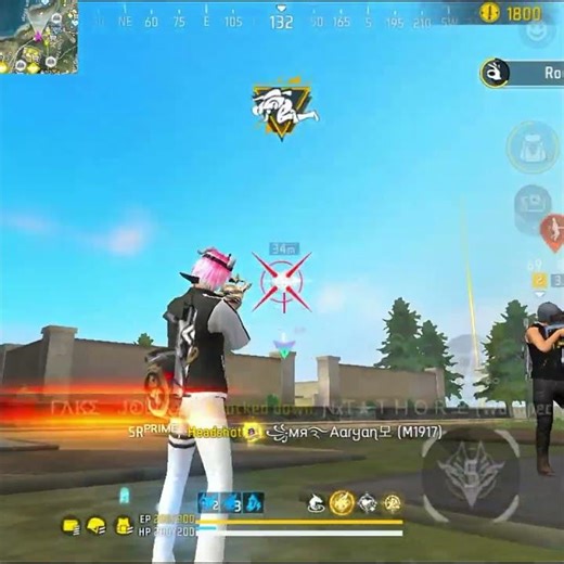 No Miss Only Headshot 🎯 MP5+Woodpecker #shorts #freefire #ajjubhai #gaming #trending #raistar #viral