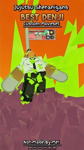 Best JJS Denji Custom Moveset #roblox #jjs #jujutsushenanigans