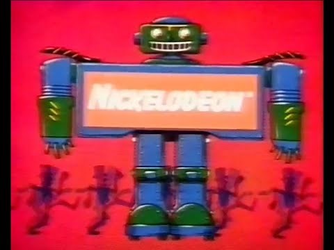 Nickelodeon ID - Robots (AKA Green Robot) (1987, original fullscreen version)