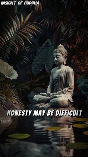 Living with Honesty Brings Peace (Dhammapada Truth) #shorts