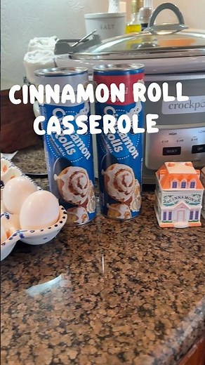 🍩 Crockpot Cinnamon Roll Casserole – Gooey, Sweet, and So Easy! 🥄✨