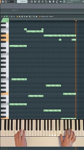 L’Amour Toujours fl studio midi piano roll tutorial #pianoroll #midi #flstudio