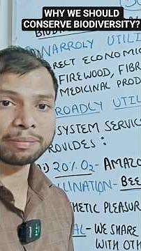 WHY WE SHOULD CONSERVE BIODIVERSITY? #biology #education #neuroleafinstitute #science #biodiversity