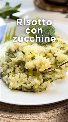 Risotto con zucchine