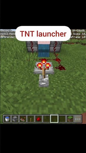 Minecraft TNT cannon Tutorial #minecraftbuilds #tntcannon