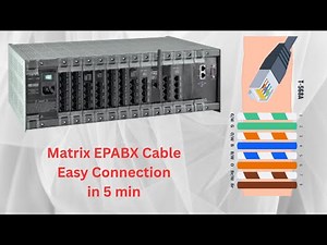 Matrix GenX 12S EPABX Setup for Beginners | Easy Cable Connection