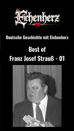 Franz Josef Strauß über die Angst der Deutschen vor den Soviets / Russen