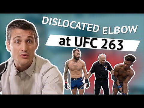 The Arm Bar and Dislocated Elbow at UFC 263 (and how doctors treat these injuries)