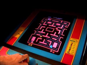 Original Ms Pacman Arcade Machine Look Inside & Game Played