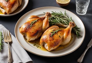 Oven-Roasted Bone-In Chicken Breasts