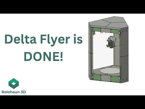 After Months of Work, Here’s My Beginner-Friendly Delta 3D Printer! Delta Flyer!