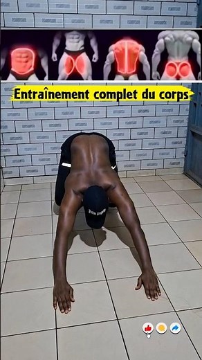 Entraînement complet du corps à la maison 💪🔥 #fitnessfrance #abdos