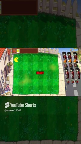 Pacman vs Zombies #pacman #pvz #shorts