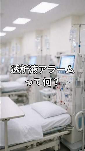 【透析液アラーム】透析装置の検品システムとは？