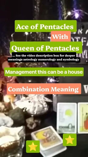 ULTIMATE EARTHLY MASTERY #Ace of Pentacles #Queen of Pentacles #tarotmeanings #tarot #tarotreading