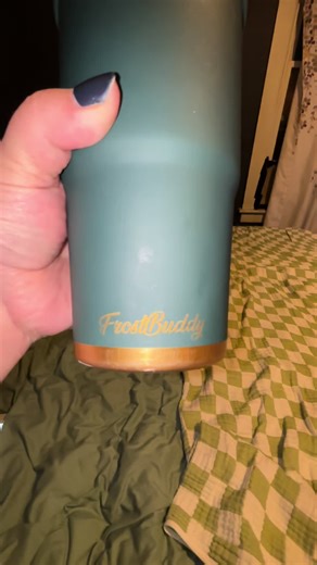 Betcha thought frost buddy’s were only for coffee, WRONG it’s also great for keeping pints of ice cream cold! 😂 #frostybuddy #icecream #treatyourself #blackfriday #christmasgiftideas