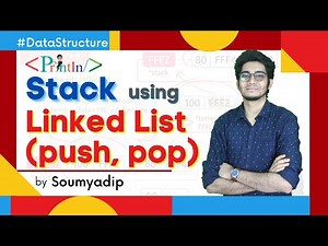 #6.5 Stack using Linkedlist | Push | Pop | with Coding | Stack | Data Structure | Println