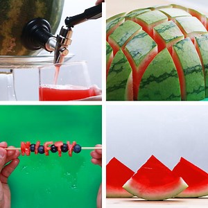 76M views · 2.9K reactions | Turn a watermelon into the star of your summer party with these four fun ideas!  | Tasty Home | Facebook