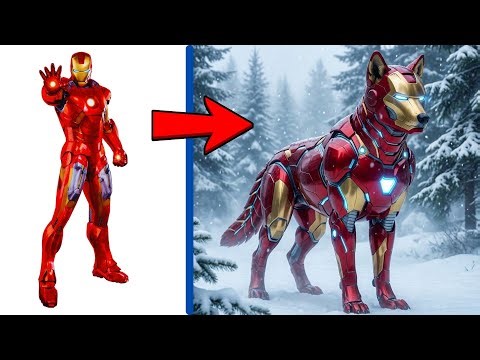 AVENGERS But WOLF VENGERS 🔥 All Characters (marvel & DC) 2025 💥