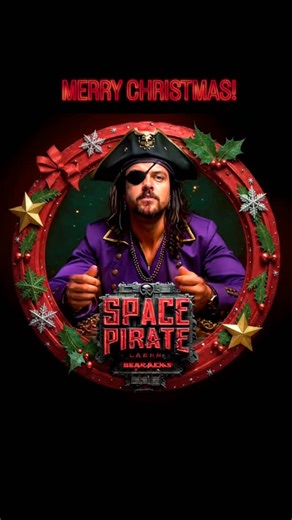 Space Pirate Logos 👾 | Custom Graphics 🎨 on Instagram: "🎄✨ Wishing everyone a Merry Christmas from the whole Space Pirate Logos crew! This season is all about family, health, happiness, and peace — and I’m sending all of that your way. ❤️ Thank you for supporting small creators and believing in custom graphics that make brands come alive. May your days be bright, your hearts be full, and your dreams stay bold and limitless. 🚀🏴‍☠️ Merry Christmas, legends! 🎅💫 -- #customgraphics #graphicdes