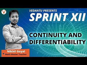 Continuity & Differentiability | Functions | Class 12 Board Exam | Jee Mains And Advanced | Vedantu