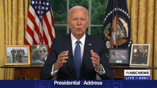 Biden: "America is an idea—an idea is stronger than any army, bigger than any ocean, more powerful than any dictator...We've never fully lived up to this sacred idea, but we've never walked away from it either. And I do not believe the American people will walk away from it now." | NBC News