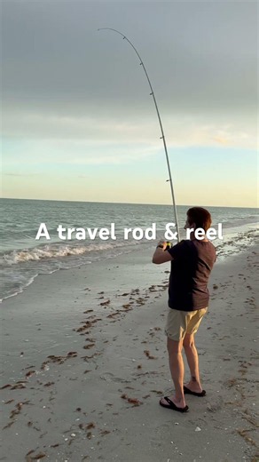 A travel rod & reel is all you need on vacation