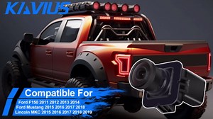 Backup Camera Rear View Compatible with Ford F150 2009-2014 Mustang 2015-2024 Compatible with Lincoln Mark LT 09-14 MKC 15-19 Park Assist Reverse Camera Replace CL3T-19G490-AD BL3T-19G490-AC