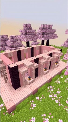 Easy Cherry Blossom Survival House