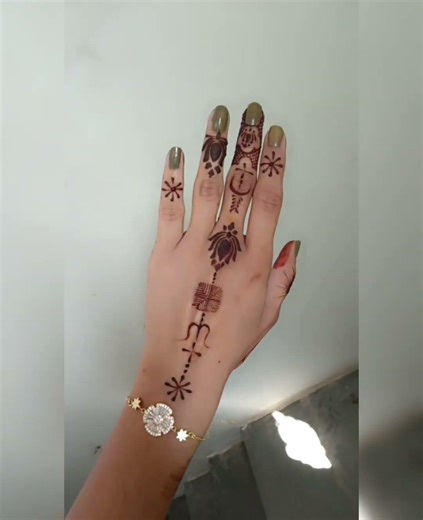 Rashmika Mandanna's wedding mahind design 😍🔥