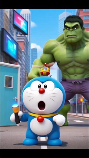 Hulk vs Doraemon – Who Wins? 😱🔥 #shorts