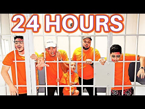 LOCKED IN PRISON FOR 24 HOURS CHALLENGE!!!