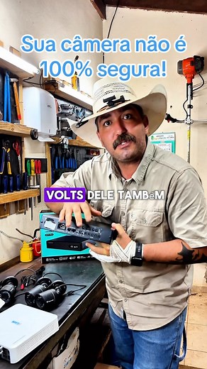 Como instalar câmera de segurança? Com a queda da energia, seu sistema de segurança vai parar de funcionar. Com esse Nobreak para cftv, não terá problemas com quedas de energia! #agro #tecnologia #internet #segurança #facavocemesmo | AgroEuri Euripedes