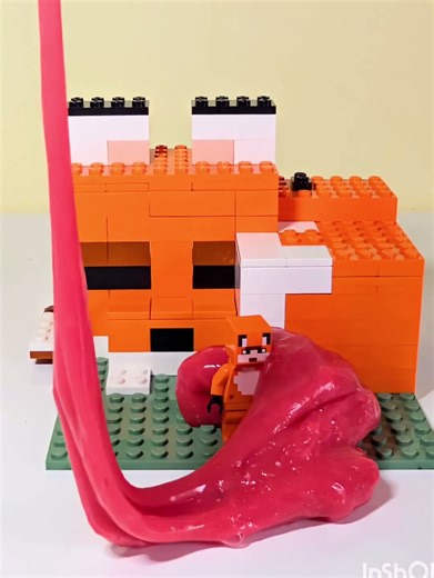 Slimecraft Lego Minecraft #minecraft #lego #stopmotion #shorts #funny