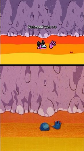 Among Us Ejection Animation: Game vs Stop Motion 🚀 #shorts #stopmotion #claymation #amongus