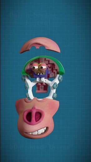 Ever wonder what’s going on inside the head of a #stopmotion puppet? Here’s a peek!