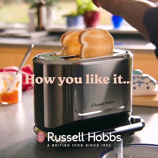 Name a better feeling than getting the perfect golden toast 🙌 Whatever you’re toasting, the attentiv Toaster senses every slice to get the browning just right for you. Shop Now: https://bit.ly/3PY6TPv | Russell Hobbs UK