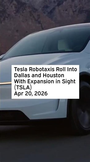 Tesla Robotaxis Roll Into Dallas and Houston With Expansion in Sight #Tesla #Robotaxi #SelfDriving