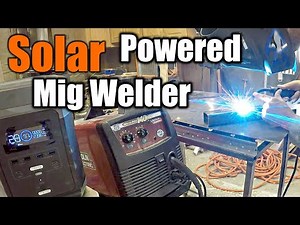 Solar Power Welding | With Ecoflow Delta | THE HANDYMAN |