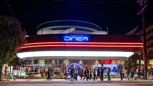 Tesla diner in Los Angeles faces controversy