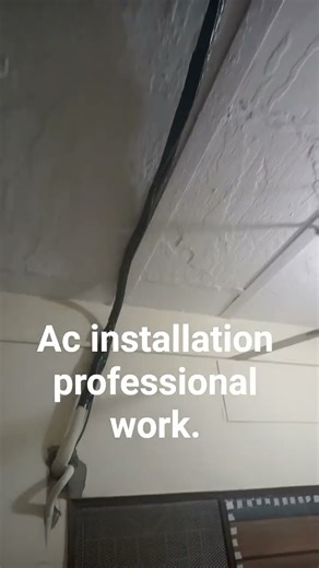Split AC installation