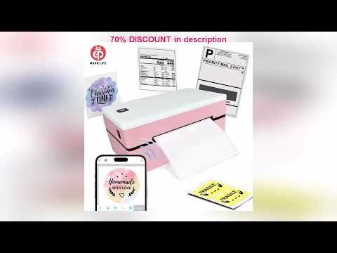 A must-have product! Marklife D200 Bluetooth Thermal Label Printer Small Shipping Label Printer 4X