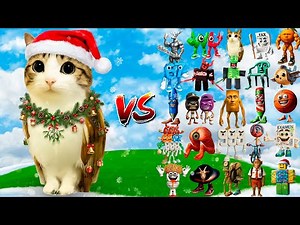 OG MEOWL CHRISTMAS vs All NEW Secret Brainrot Bosses | Minecraft Mob Battle