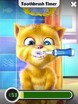 Talking ginger toothbrush timer