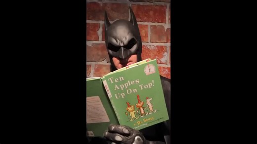 Batman reads Dr. Seuss | Bat in the Sun