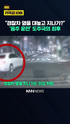 "경찰차 옆을 대놓고 지나가?" '음주 운전' 도주극의 최후 / KNN